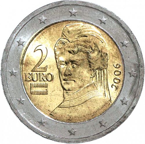 2 € Obverse Image minted in AUSTRIA in 2006 (1st Series)  - The Coin Database
