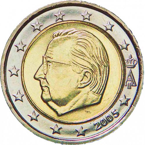 2 € Obverse Image minted in BELGIUM in 2005 (ALBERT II)  - The Coin Database