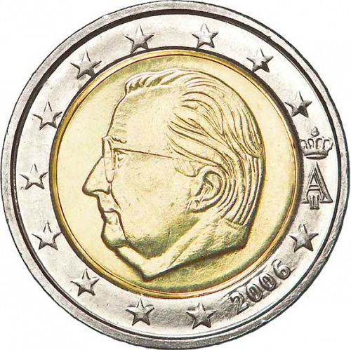 2 € Obverse Image minted in BELGIUM in 2006 (ALBERT II)  - The Coin Database