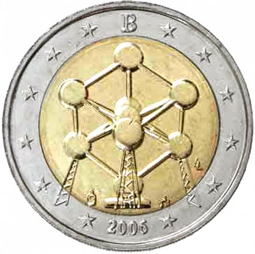 2 € Obverse Image minted in BELGIUM in 2006 (Atomium)  - The Coin Database