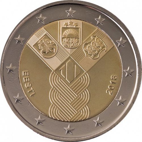 2 € Obverse Image minted in ESTONIA in 2018 (1st Series)  - The Coin Database
