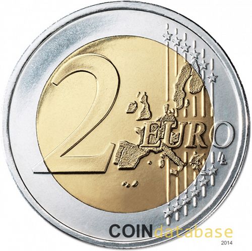 2 € Reverse Image minted in FRANCE in 1999 (1st Series)  - The Coin Database