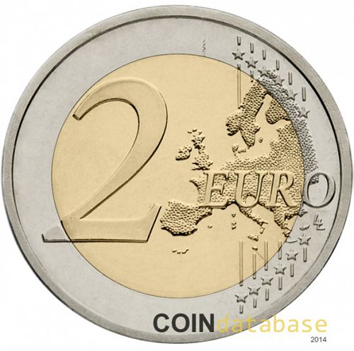 2 € Reverse Image minted in ITALY in 2018 (70th Anniversary of the Italian Constitution)  - The Coin Database