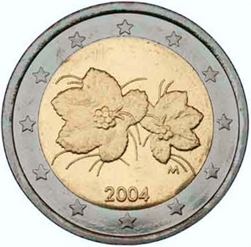 2 € Obverse Image minted in FINLAND in 2004 (1st Series - M mark)  - The Coin Database