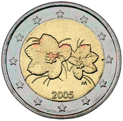 2 € Obverse Image minted in FINLAND in 2005 (1st Series - M mark)  - The Coin Database