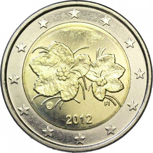 2 € Obverse Image minted in FINLAND in 2012 (4th Series - New Mint Mark)  - The Coin Database