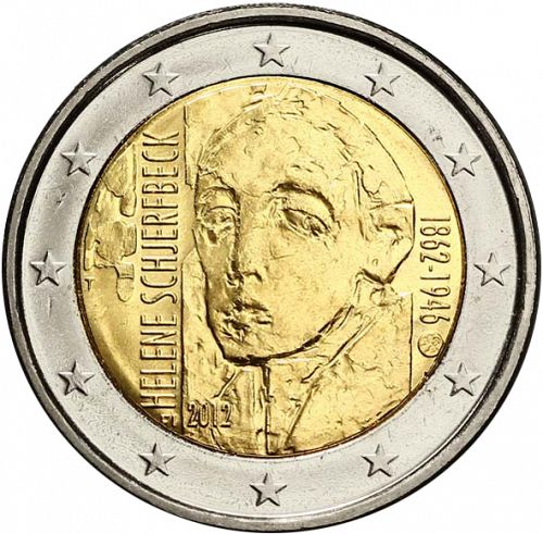 2 € Obverse Image minted in FINLAND in 2012 (150th anniversary of birth of Helene Schjerfbeck)  - The Coin Database