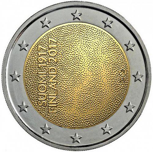 2 € Obverse Image minted in FINLAND in 2017 (Centenary of the Independence of Finland)  - The Coin Database