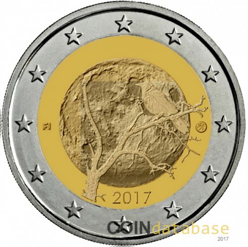 2 € Obverse Image minted in FINLAND in 2017 (Finnish nature)  - The Coin Database