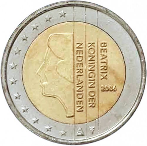2 € Obverse Image minted in NETHERLANDS in 2006 (BEATRIX)  - The Coin Database