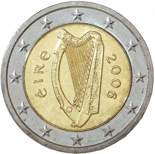 2 € Obverse Image minted in IRELAND in 2006 (1st Series)  - The Coin Database