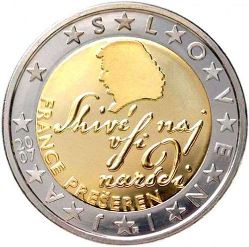 2 € Obverse Image minted in SLOVENIA in 2007 (1st Series)  - The Coin Database