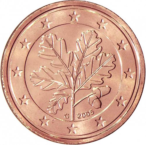 2 cent Obverse Image minted in GERMANY in 2005G (1st Series)  - The Coin Database