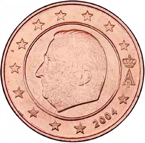 2 cent Obverse Image minted in BELGIUM in 2004 (ALBERT II)  - The Coin Database