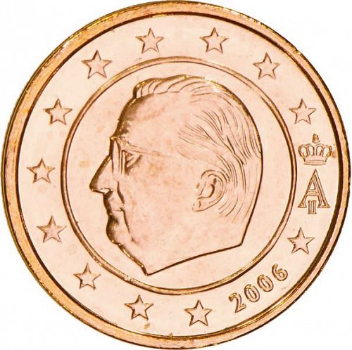 2 cent Obverse Image minted in BELGIUM in 2006 (ALBERT II)  - The Coin Database