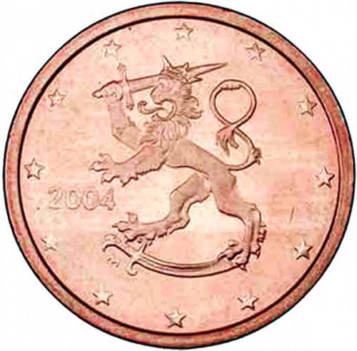 2 cent Obverse Image minted in FINLAND in 2004 (1st Series - M mark)  - The Coin Database