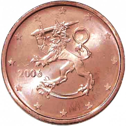 2 cent Obverse Image minted in FINLAND in 2006 (1st Series - M mark)  - The Coin Database