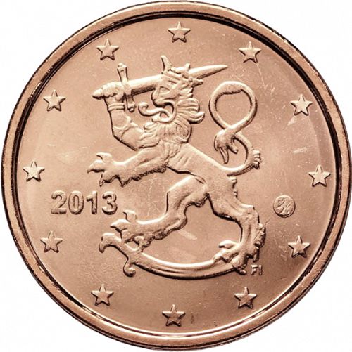 2 cent Obverse Image minted in FINLAND in 2013 (4th - New Mint Mark)  - The Coin Database