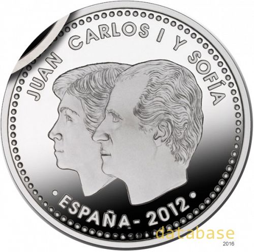 30 € Reverse Image minted in SPAIN in 2012 (30€ Commemorative BU)  - The Coin Database