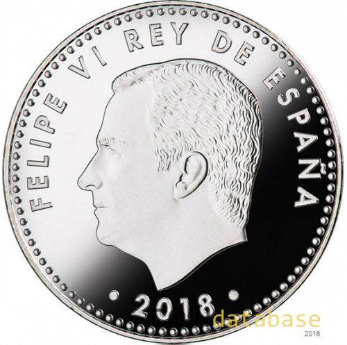 30 € Reverse Image minted in SPAIN in 2018 (30€ Commemorative BU)  - The Coin Database