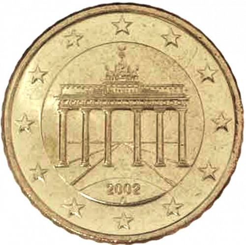 50 cent Obverse Image minted in GERMANY in 2002G (1st Series)  - The Coin Database