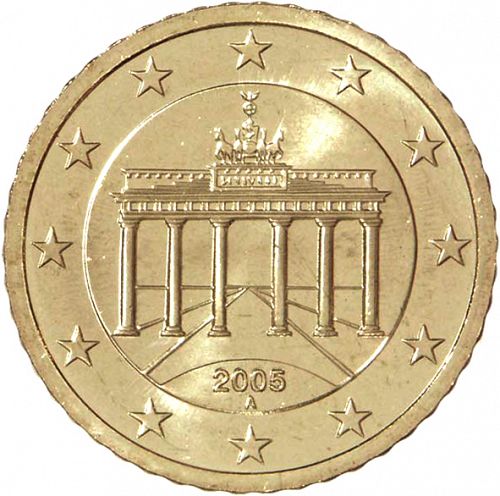 50 cent Obverse Image minted in GERMANY in 2005A (1st Series)  - The Coin Database