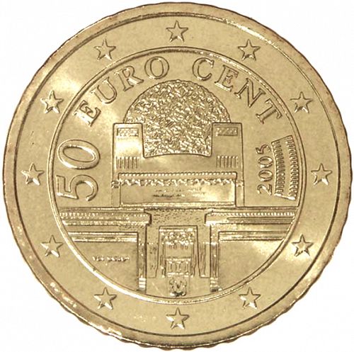 50 cent Obverse Image minted in AUSTRIA in 2005 (1st Series)  - The Coin Database