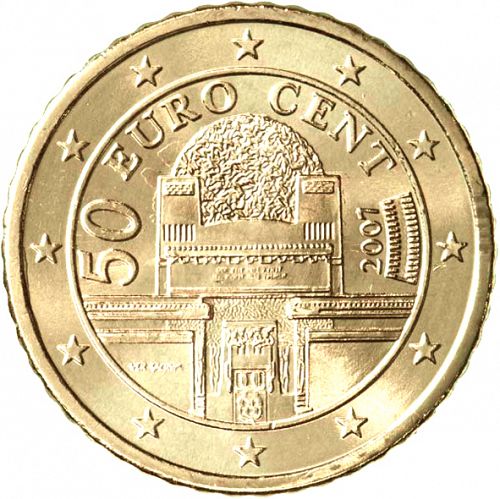 50 cent Obverse Image minted in AUSTRIA in 2007 (1st Series)  - The Coin Database