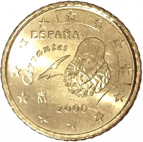 50 cent Obverse Image minted in SPAIN in 2000 (JUAN CARLOS I)  - The Coin Database