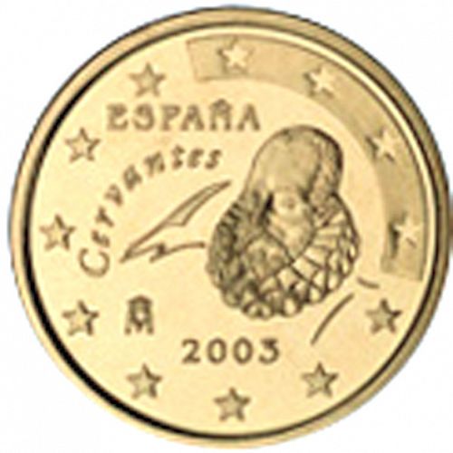 50 cent Obverse Image minted in SPAIN in 2003 (JUAN CARLOS I)  - The Coin Database