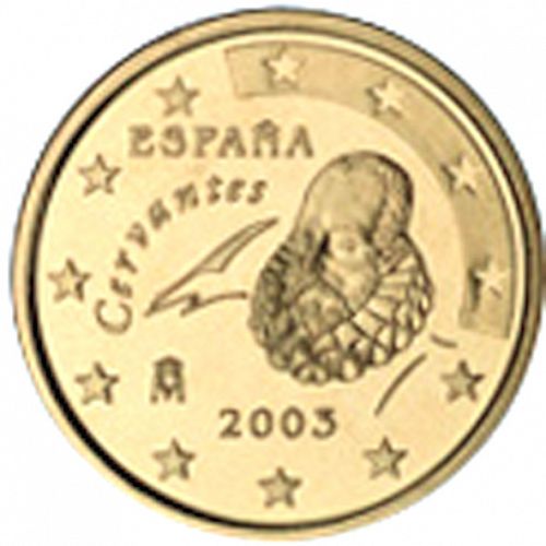 50 cent Obverse Image minted in SPAIN in 2003 (JUAN CARLOS I)  - The Coin Database
