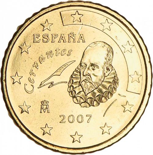 50 cent Obverse Image minted in SPAIN in 2007 (JUAN CARLOS I - New Reverse)  - The Coin Database