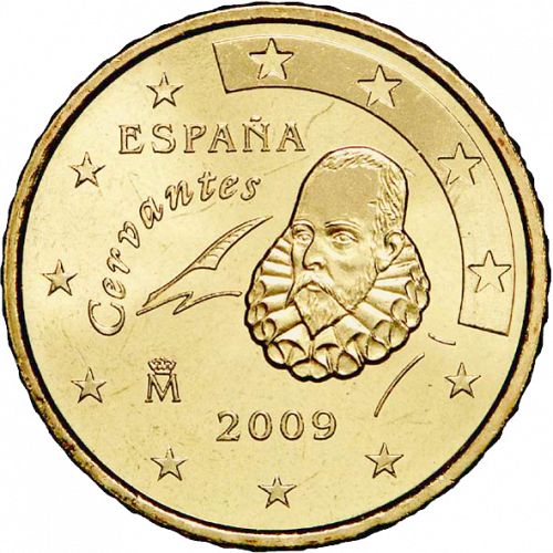 50 cent Obverse Image minted in SPAIN in 2009 (JUAN CARLOS I - New Reverse)  - The Coin Database