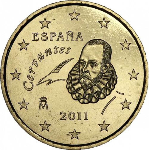 50 cent Obverse Image minted in SPAIN in 2011 (JUAN CARLOS I - 2nd Series)  - The Coin Database