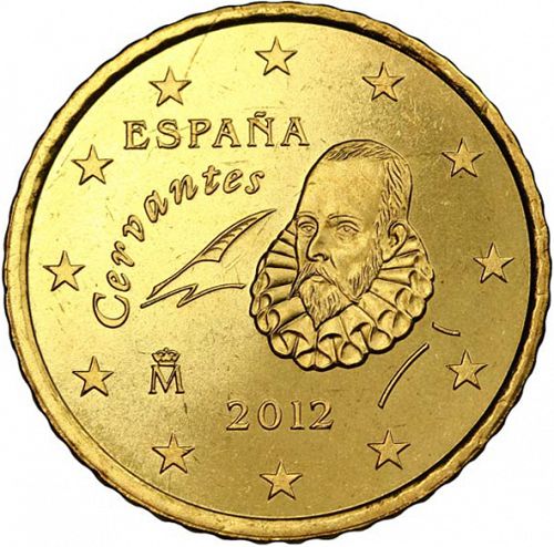 50 cent Obverse Image minted in SPAIN in 2012 (JUAN CARLOS I - 2nd Series)  - The Coin Database