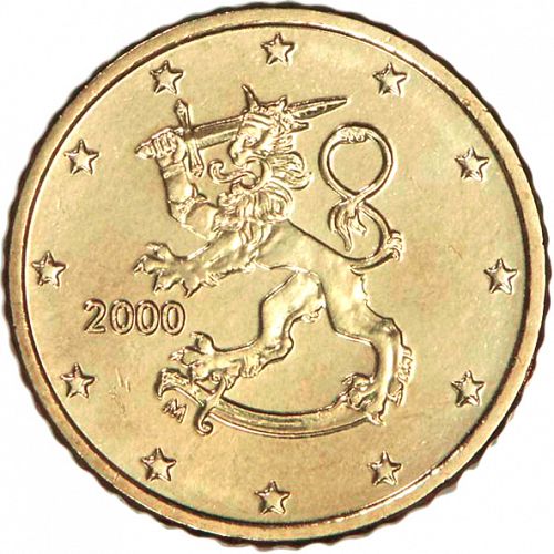 50 cent Obverse Image minted in FINLAND in 2000 (1st Series - M mark)  - The Coin Database