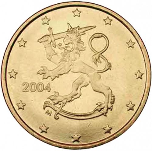 50 cent Obverse Image minted in FINLAND in 2004 (1st Series - M mark)  - The Coin Database