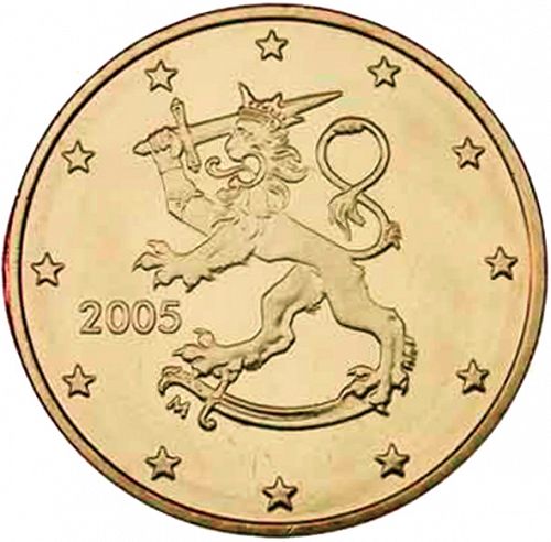 50 cent Obverse Image minted in FINLAND in 2005 (1st Series - M mark)  - The Coin Database