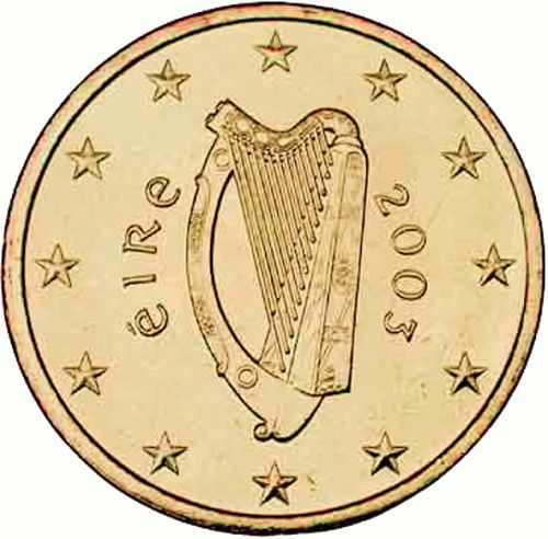 50 cent Obverse Image minted in IRELAND in 2003 (1st Series)  - The Coin Database