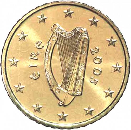 50 cent Obverse Image minted in IRELAND in 2005 (1st Series)  - The Coin Database