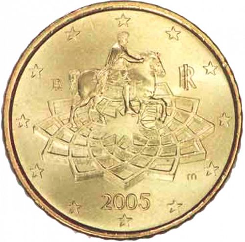 50 cent Obverse Image minted in ITALY in 2005 (1st Series)  - The Coin Database