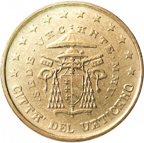 50 cent Obverse Image minted in VATICAN in 2005 (SEDE VACANTE)  - The Coin Database
