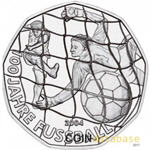 5 € Obverse Image minted in AUSTRIA in 2004 (5€ Silver Coins)  - The Coin Database