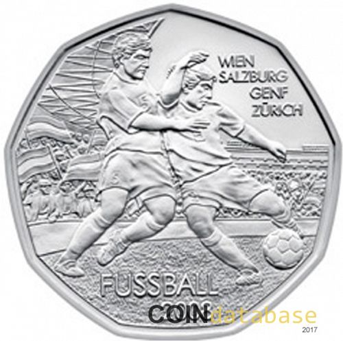 5 € Obverse Image minted in AUSTRIA in 2008 (5€ Silver Coins)  - The Coin Database
