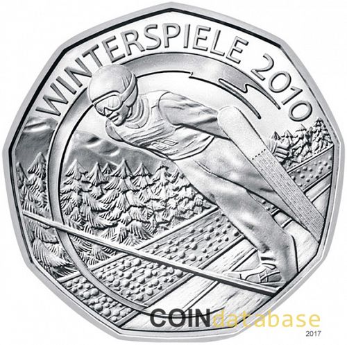 5 € Obverse Image minted in AUSTRIA in 2010 (5€ Silver Coins)  - The Coin Database