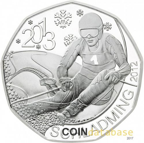 5 € Obverse Image minted in AUSTRIA in 2012 (5€ Silver Coins)  - The Coin Database