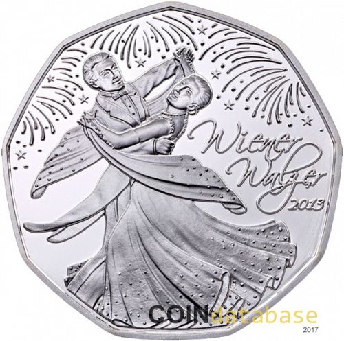 5 € Obverse Image minted in AUSTRIA in 2013 (5€ Silver Coins)  - The Coin Database