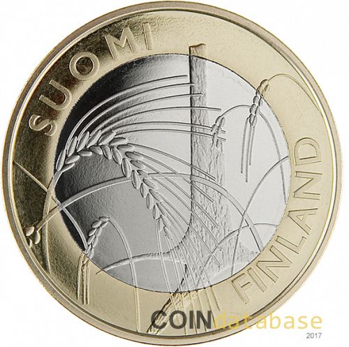 5 € Obverse Image minted in FINLAND in 2011 (Historical Provinces)  - The Coin Database