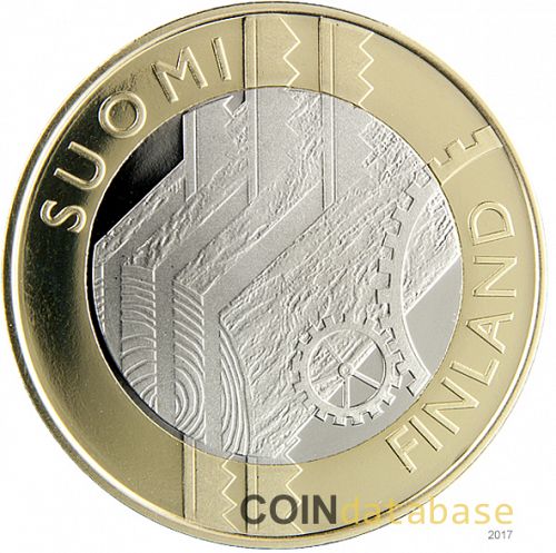 5 € Obverse Image minted in FINLAND in 2011 (Historical Provinces)  - The Coin Database