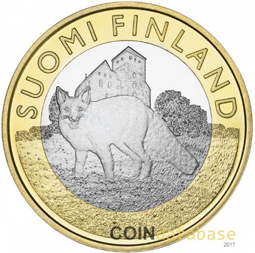 5 € Obverse Image minted in FINLAND in 2014 (Animals of the Provinces)  - The Coin Database